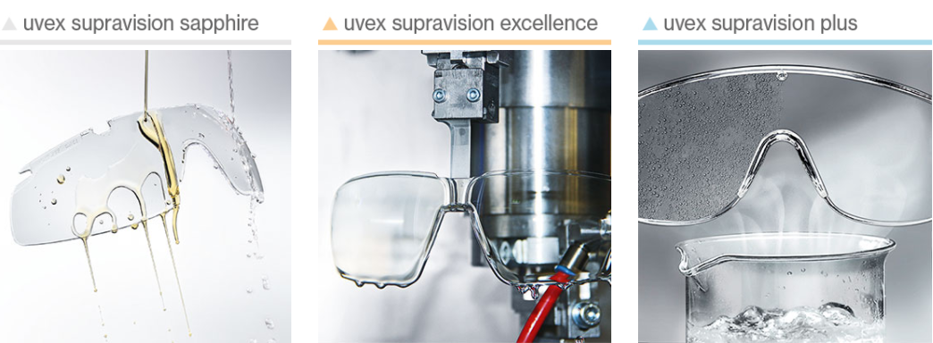 Công nghệ lớp phủ thấu kính bảo hộ Uvex